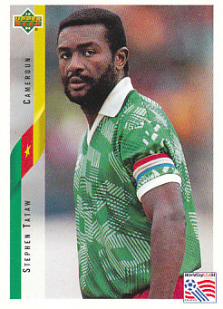 Stephen Tataw Cameroon Upper Deck World Cup 1994 Eng/Ita #191